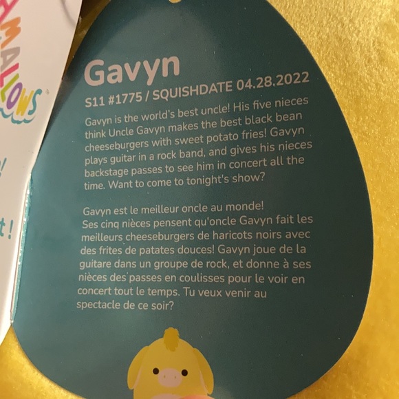 Gavyn the donkey Squishmallow - Picture 5 of 6